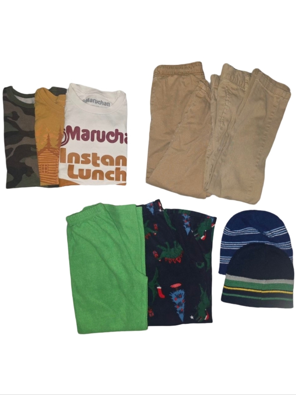 9 Mixed Casual Boy Clothing Bundle- Size: 5, 6/7